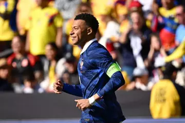 Kylian Mbappé, le capitaine des Bleus. (P. Lahalle/L'Équipe)