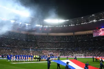 Le Stade de France lors de France-Croatie en mars 2025, le dernier match des Bleus disputé à Saint-Denis. (A. Réau/L'Équipe)
