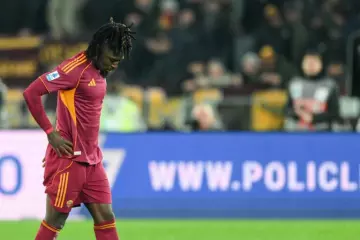 Manu Koné était sorti peu avant l'heure de jeu, dimanche, face à l'AC Milan. (Roberto Ramaccia/IPP)